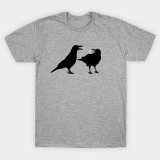 Valentine Candy Heart Crows T-Shirt